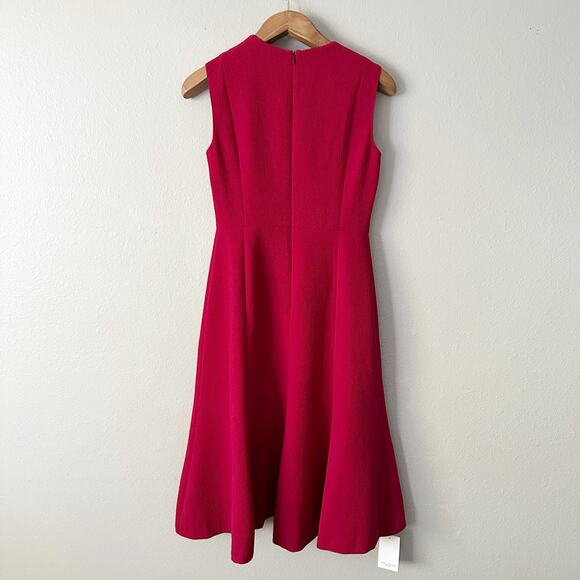 M.M. LaFleur Jane 1.0 Staccato Crepe Dress Women's Size 4 Color Hibiscus NEW - Picture 6 of 16